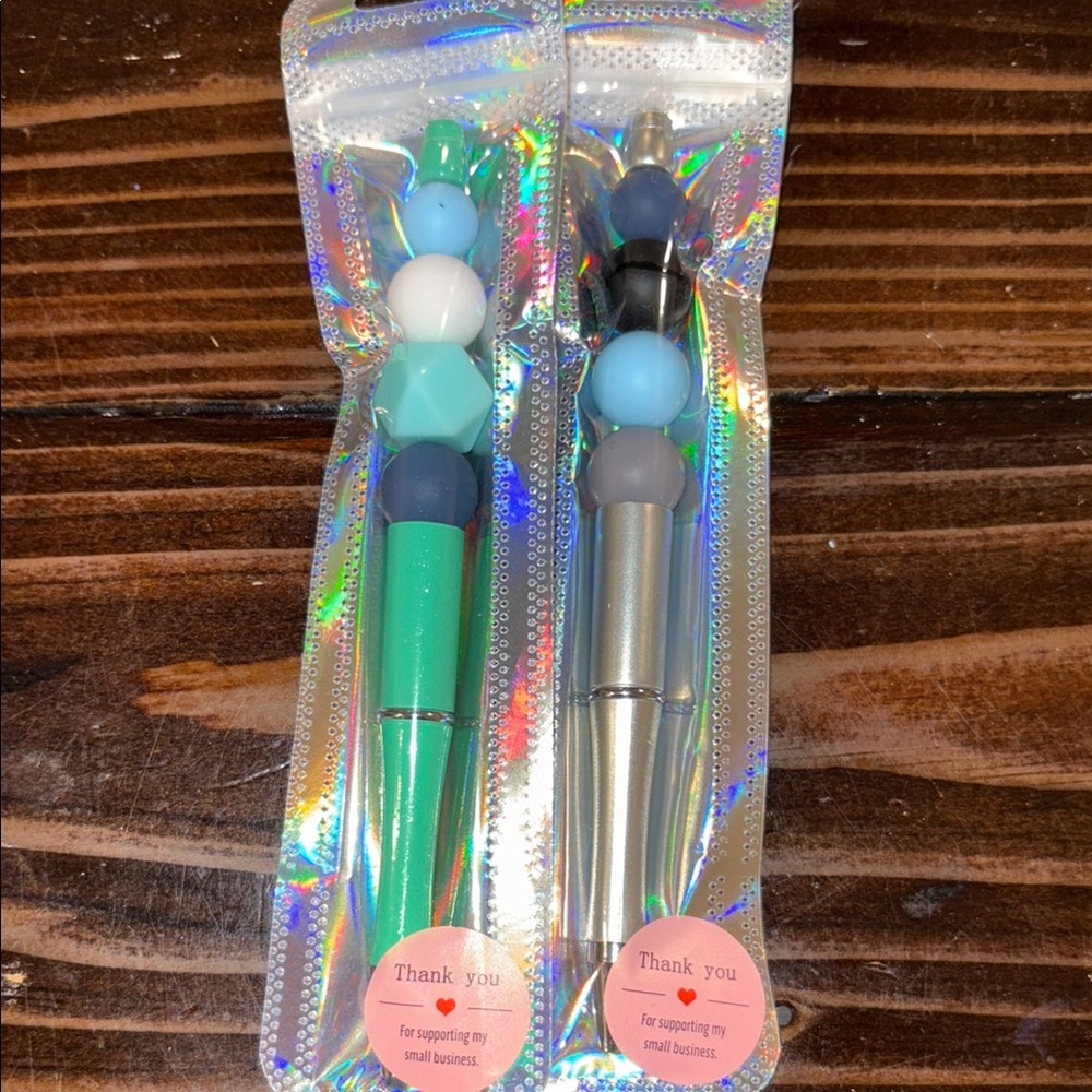 Colorful Beaded Pens Set